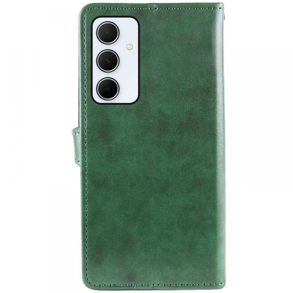 Шкіряний чохол-книжка GETMAN Gallant (PU) для Samsung Galaxy A17 4G/5G Зелений