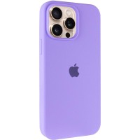 Чохол Silicone Case Full Protective (AA) для Apple iPhone 13 Pro (6.1") Бузковий / Dasheen