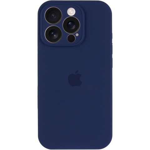 Чохол Silicone Case Full Camera Protective (AA) для Apple iPhone 14 Pro Max (6.7") Синій / Deep navy