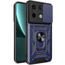 Чохол Ummi Camshield Serge Ring для Xiaomi Redmi Note 13 4G Синій