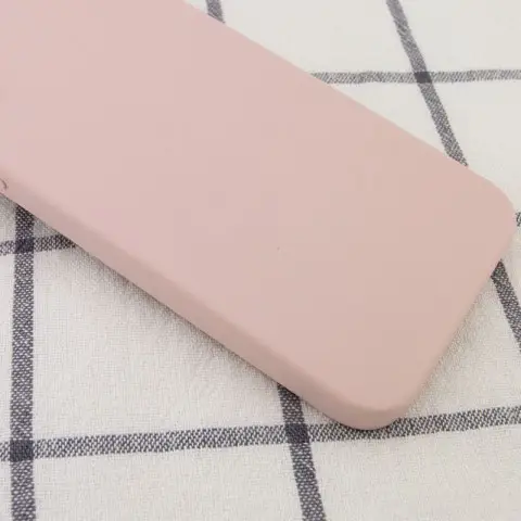 Чохол Silicone Case Square Full Camera Protective (AA) NOLOGO для Apple iPhone 7/8/SE (2020) (4.7") Рожевий / Pink Sand