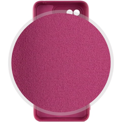 Чохол Silicone Cover Lakshmi Full Camera (A) для Xiaomi Poco C40 Бордовий / Marsala