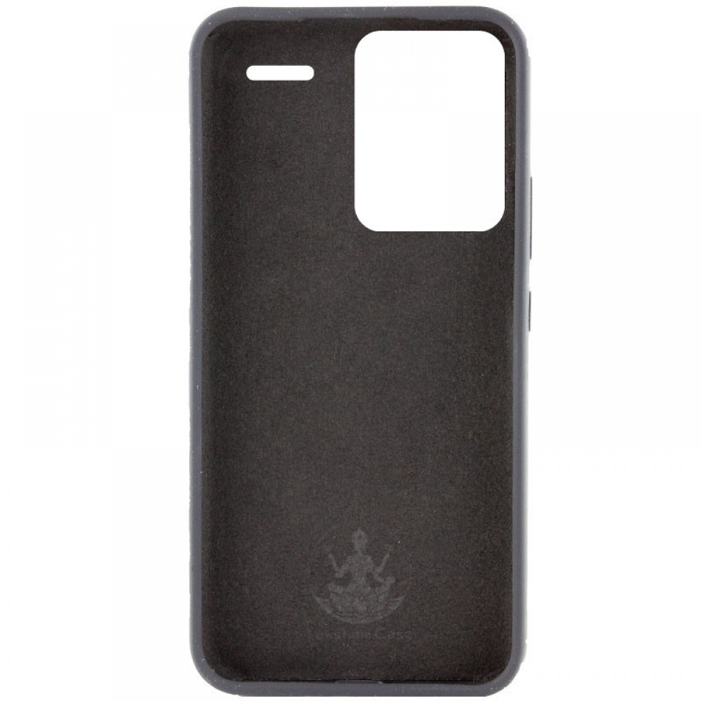 Чохол Silicone Cover Lakshmi (AAA) для Xiaomi Redmi Note 13 Pro+ Чорний / Black