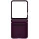 Шкіряний чохол Leather Case (AAA) для Samsung Galaxy Z Flip5 Purple