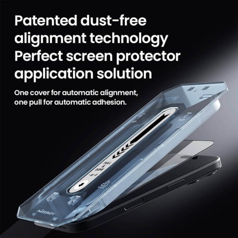 Захисне скло Nillkin (CP+PRO) для Apple iPhone 16 Pro Max (6.9") (+ аплікатор) Чорний