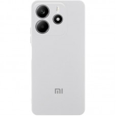 Чохол Silicone Cover Lakshmi Full Camera (AA) with logo для Xiaomi Redmi Note 14 4G (Europe version) Білий / White