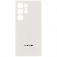 Чохол Silicone Cover Lakshmi Full Camera (AAA) with Logo для Samsung Galaxy S24 Ultra Білий / White