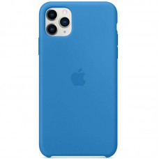 Чохол Silicone case (AAA) для Apple iPhone 11 Pro (5.8") Синій / Surf Blue