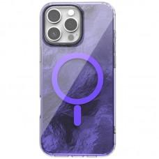 Чохол TPU Shiny Mountain (MagFit) для Apple iPhone 16 Pro (6.3") Purple
