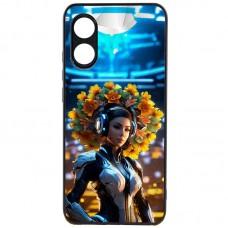 TPU+PC чохол Prisma Ladies для Oppo A38 / A18 Cyberpunk