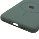Чохол Silicone Case Full Protective (AA) with MagSafe для Apple iPhone 11 Pro Max (6.5") Зелений / Pine green