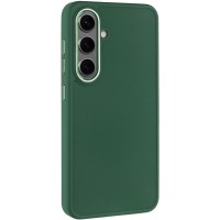 TPU чохол Bonbon Metal Style для Samsung Galaxy S23 Зелений / Army green