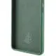Чохол Silicone Cover Lakshmi Full Camera (AA) with logo для Xiaomi 15 Pro Зелений / Dark green