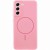 Чохол Silicone Cover Lakshmi Full Camera (AA) with MagFit для Samsung Galaxy S21 FE Рожевий / Light pink