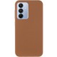 Шкіряний чохол Leather Case Metal Buttons для Samsung Galaxy S24+ / S25+ Brown