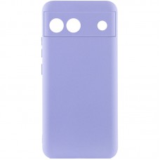 Чохол Silicone Cover Lakshmi Full Camera (A) для Google Pixel 6a Бузковий / Dasheen