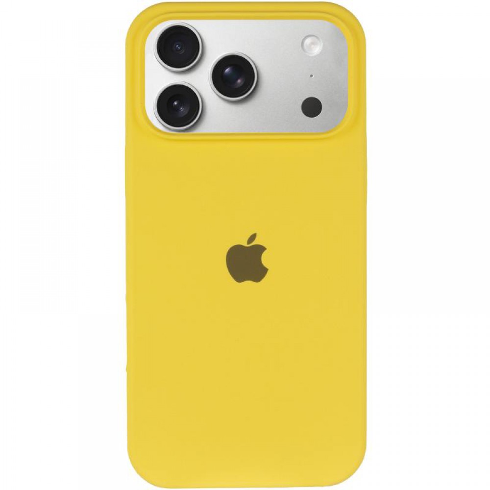 Чохол Silicone Case Full Protective (AA) для Apple iPhone 17 Pro Max (6.9") Жовтий / Yellow