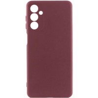 Чохол TPU GETMAN Liquid Silk Full Camera для Samsung Galaxy A05s Бордовий / Marsala
