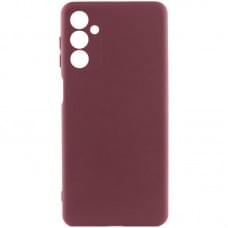 Чохол TPU GETMAN Liquid Silk Full Camera для Samsung Galaxy A05s Бордовий / Marsala