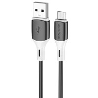 Дата кабель Borofone BX79 USB to MicroUSB (1m) Чорний