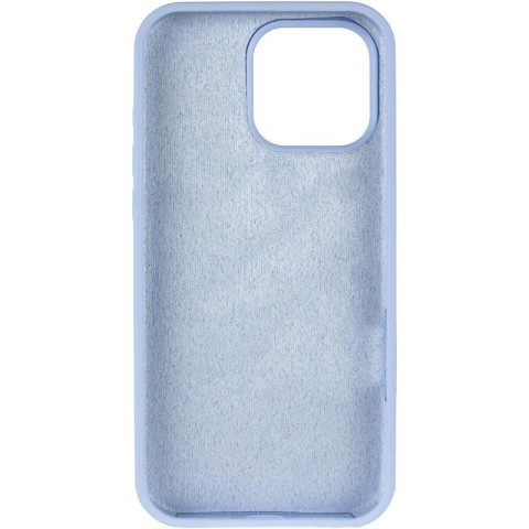 Чохол Silicone Case Full Protective (AA) для Apple iPhone 14 Pro (6.1") Блакитний / Lilac Blue