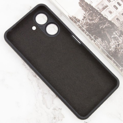 Чохол TPU GETMAN Liquid Silk Full Camera для Xiaomi Redmi 13C / Poco C65 Чорний / Black