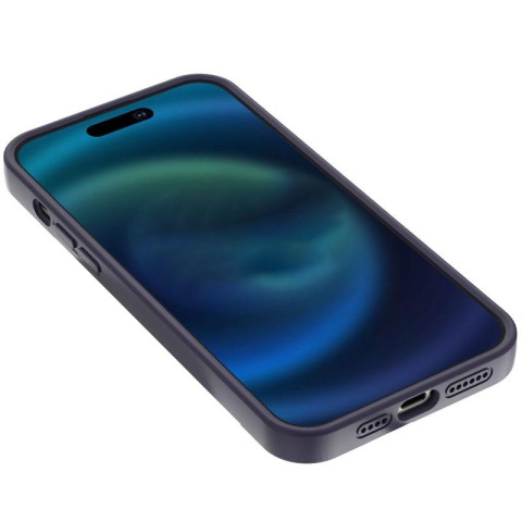 Чохол Silicone Case Full Protective with Ring для Apple iPhone 16 (6.1") Purple