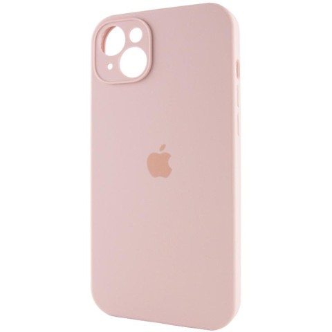 Чохол Silicone Case Full Camera Protective (AA) для Apple iPhone 13 (6.1") Рожевий / Pink Sand