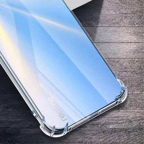 TPU чохол GETMAN Ease logo посилені кути Full Camera для Realme 10 4G Безбарвний (прозорий)
