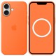 Чохол Silicone case (AAA) with Magsafe and Animation для Apple iPhone 17 (6.3") Orange