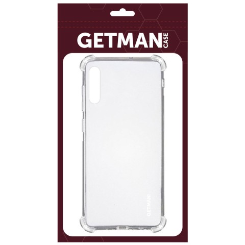 TPU чохол GETMAN Ease logo посилені кути для Samsung Galaxy A50 (A505F) / A50s / A30s Безбарвний (прозорий)