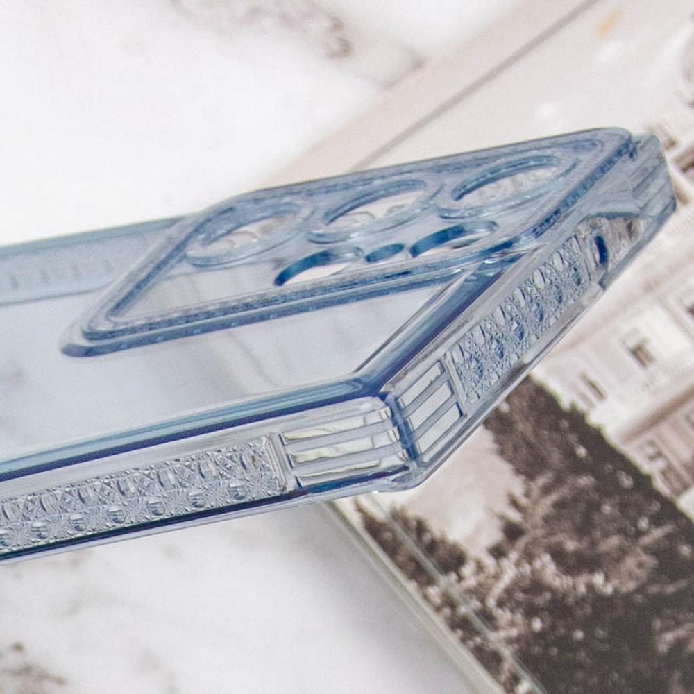 Чохол TPU Starfall Clear для Samsung Galaxy S23 Ultra Блакитний