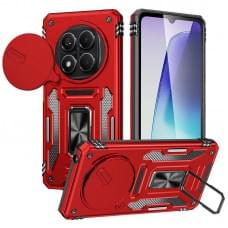 Ударостійкий чохол Camshield Army Ring для Xiaomi Redmi Note 14 Pro 4G/5G / Poco X7 Червоний / Red