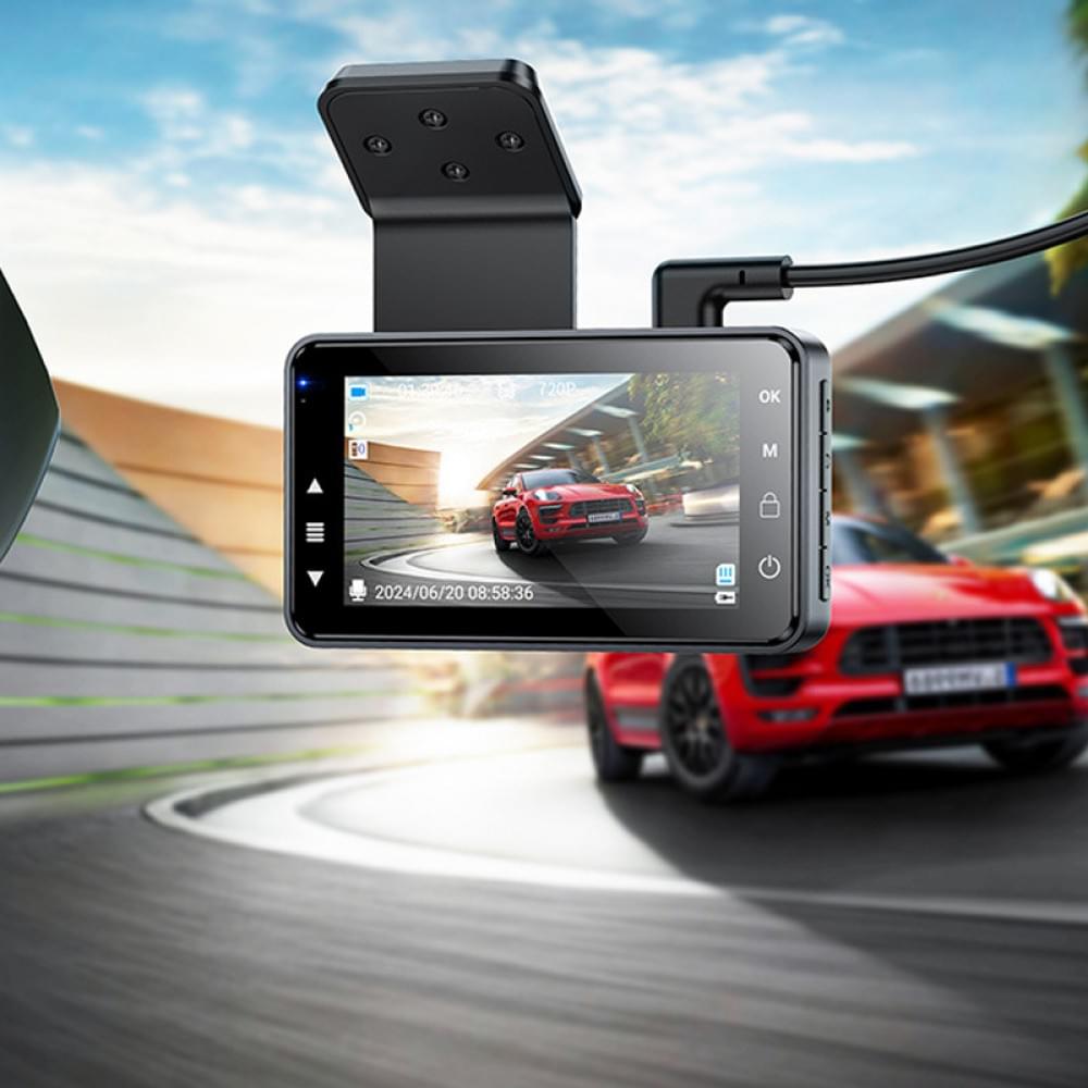 Відеореєстратор Hoco DV9 3-inch screen display (720P) Metal gray