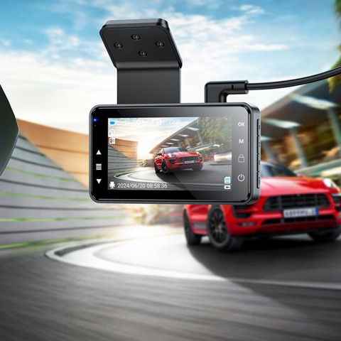 Відеореєстратор Hoco DV9 3-inch screen display (720P) Metal gray