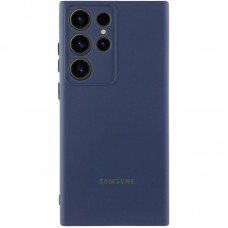 Чохол Silicone Cover Lakshmi Full Camera (AA) with logo для Samsung Galaxy S24 Ultra Синій / Midnight blue