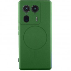 Чохол Silicone Cover Lakshmi Full Camera (AA) with MagFit для Motorola Edge 50 Ultra Зелений / Dark green