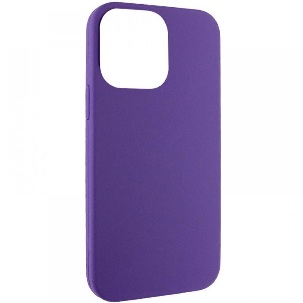 Чохол Silicone Case Full Protective (AA) NO LOGO для Apple iPhone 15 Pro (6.1") Фіолетовий / Amethyst