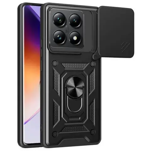 Чохол Ummi Camshield Serge Ring для Xiaomi 14T Pro Чорний / Black