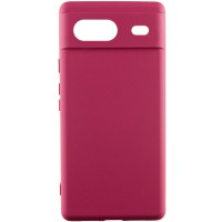 Чохол Silicone Cover Lakshmi Full Camera (AAA) для Google Pixel 8a Бордовий / Plum