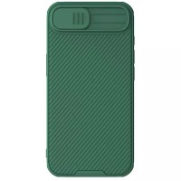Карбонова накладка Nillkin CamShield Pro для Apple iPhone 16e / 17e (6.1") Deep Green
