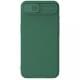 Карбонова накладка Nillkin CamShield Pro для Apple iPhone 16e (6.1") Deep Green