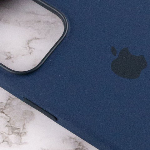 Чохол Silicone case (AAA) with Magsafe and Animation для Apple iPhone 13 Pro (6.1") Синій / Abyss Blue