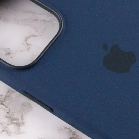 Чохол Silicone case (AAA) with Magsafe and Animation для Apple iPhone 13 Pro (6.1") Синій / Abyss Blue