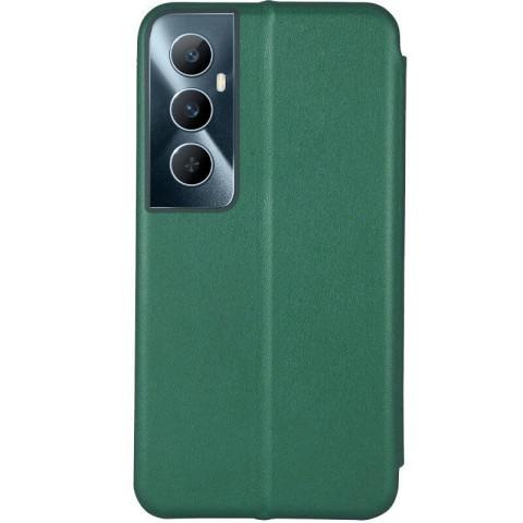 Шкіряний чохол-книжка Classy для Realme C65 4G Зелений