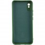 Чохол Silicone Cover Lakshmi Full Camera (A) для Xiaomi Redmi 9A Зелений / Dark green