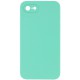 Чохол Silicone Case Square Full Camera Protective (AA) NOLOGO для Apple iPhone 7/8/SE (2020) (4.7") Бірюзовий / Turquoise