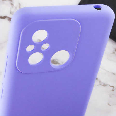 Чохол Silicone Cover Lakshmi Full Camera (AAA) для Xiaomi Redmi 12C Бузковий / Dasheen