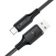 Дата кабель Acefast C17-04 USB to Type-C 3A (1.2m) Black