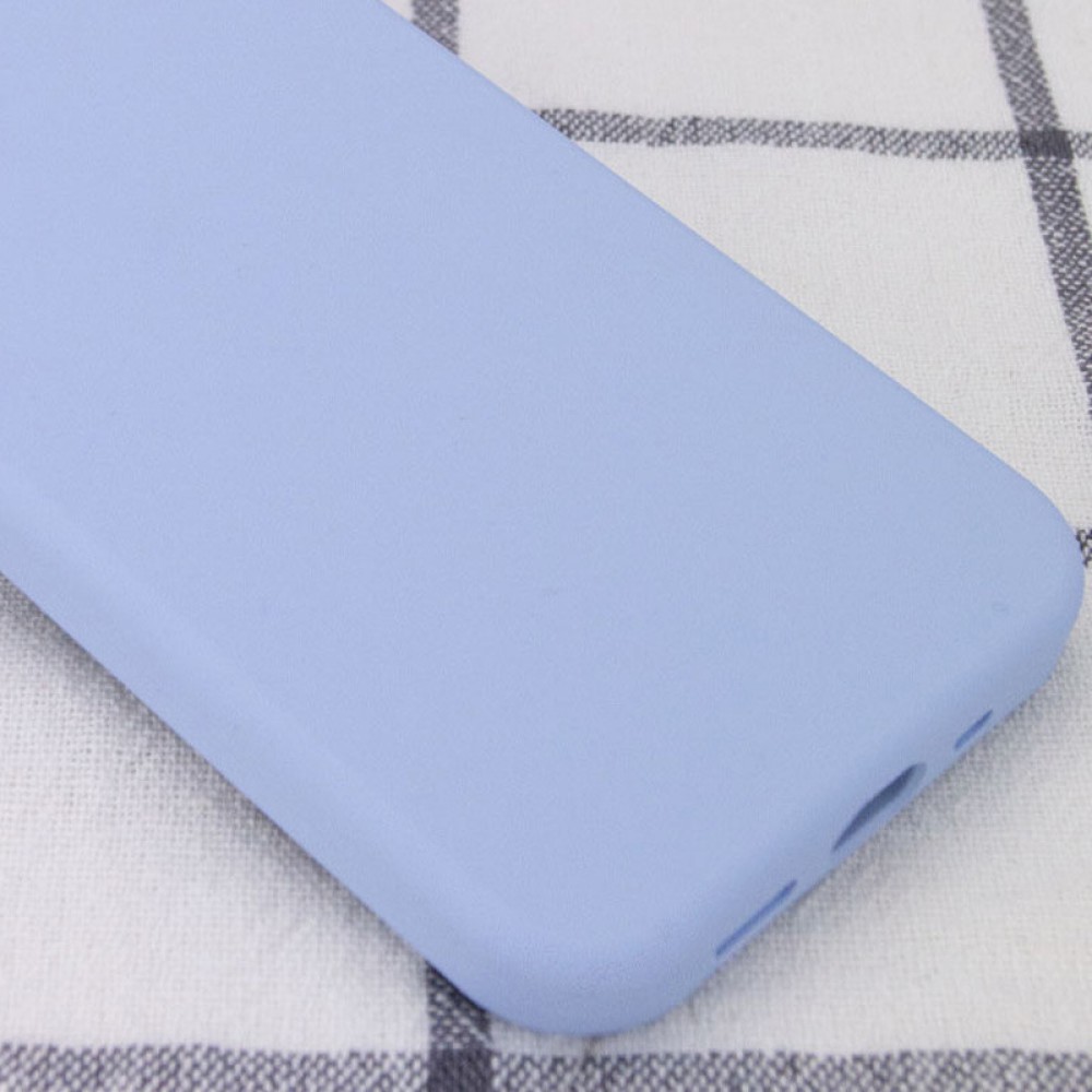 Чохол Silicone Case Full Protective (AA) NO LOGO для Apple iPhone 13 Pro Max (6.7") Блакитний / Lilac Blue